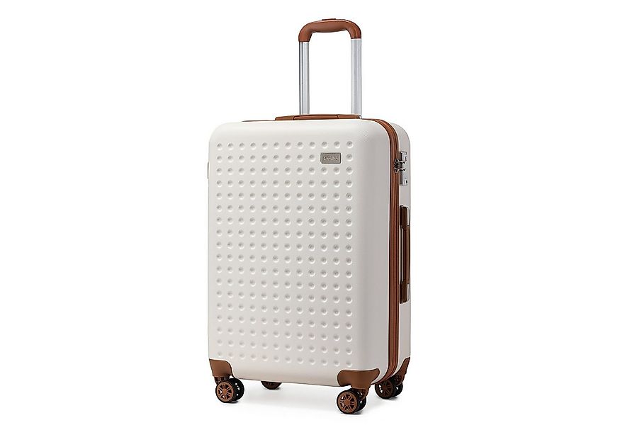 British Traveller Hartschalen-Trolley Hartschalenkoffer 100% ABS mit 4 Roll günstig online kaufen