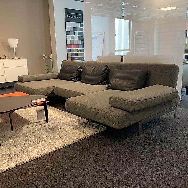 De Sede Ecksofa Ecksofa DS904 Stoff Parnell Gestell Poliert mit 3 Kissen Le günstig online kaufen