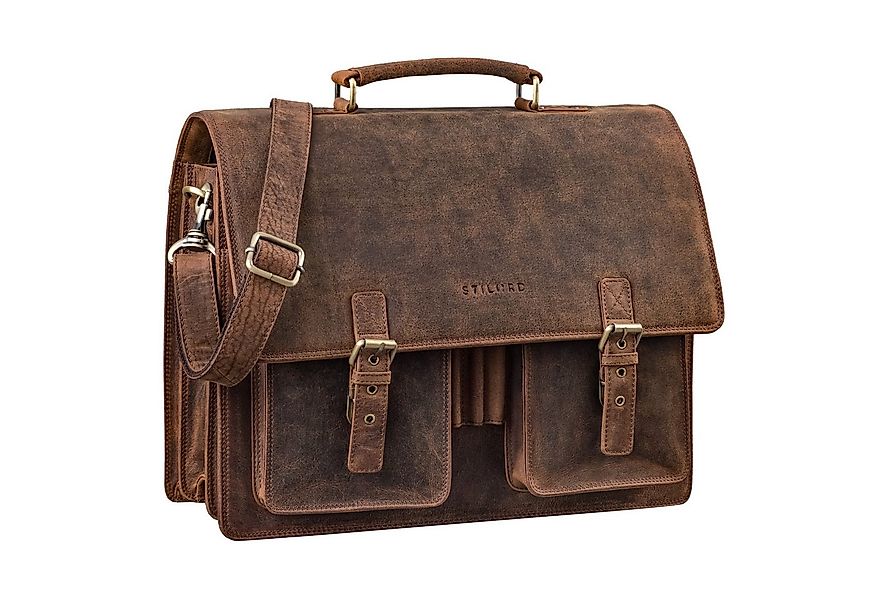 STILORD Aktentasche "Anton" Aktentasche Leder XL günstig online kaufen