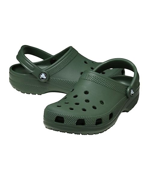 Crocs Sandale Classic Clog dunkelgrün Badeschuh günstig online kaufen