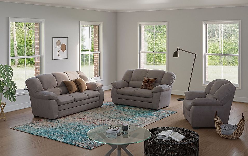 COTTA Polstergarnitur Casino, Sofa Set, 3-2-1 Sitzer, Wohnzimmer Garnitur, günstig online kaufen