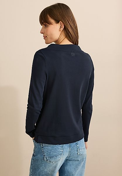 CECIL Sweatshirt mit Wording und Tunnelzug günstig online kaufen