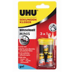 UHU Klebstoff UHU Sekundenkleber Minisgel 3x1g günstig online kaufen