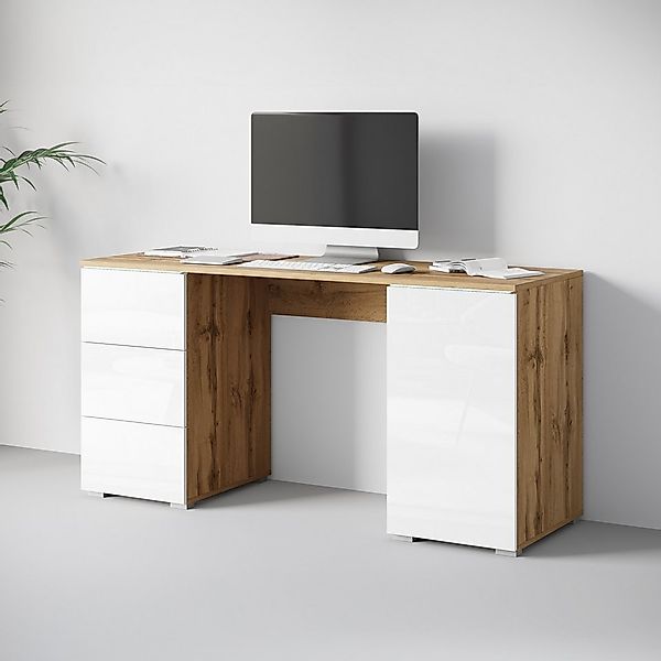 INOSIGN Schreibtisch Vera, Computertisch mit LED-Beleuchtung (1-St), Büroti günstig online kaufen