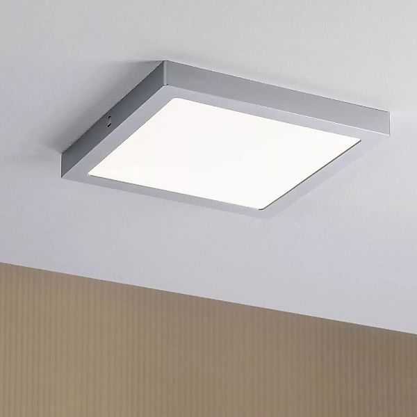 Paulmann Abia LED-Panel 30x30 cm 2.700K chrom günstig online kaufen