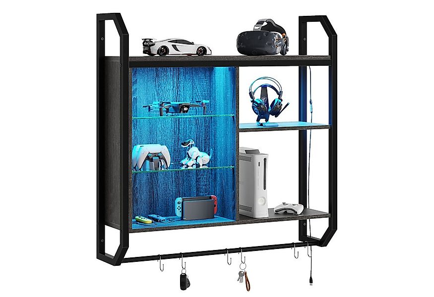 Bestier Wandregal Küchenregal, LED-Gaming-Regale (19.8 x 84 x 88.6 cm) mit günstig online kaufen