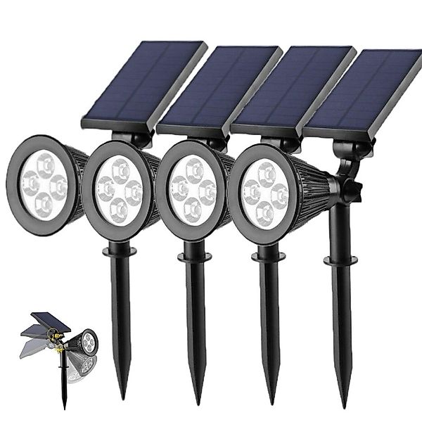 LETGOSPT LED Solarleuchte Solarlampen für Außen günstig online kaufen