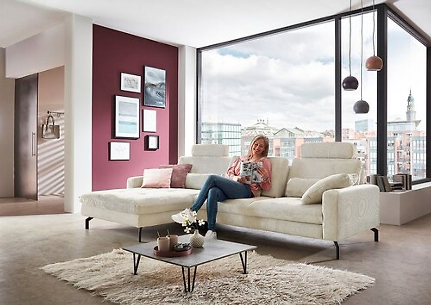 Die PlanBar Ecksofa »MP-IN20110 L-Form mit Federkern-Polsterung«, optional günstig online kaufen