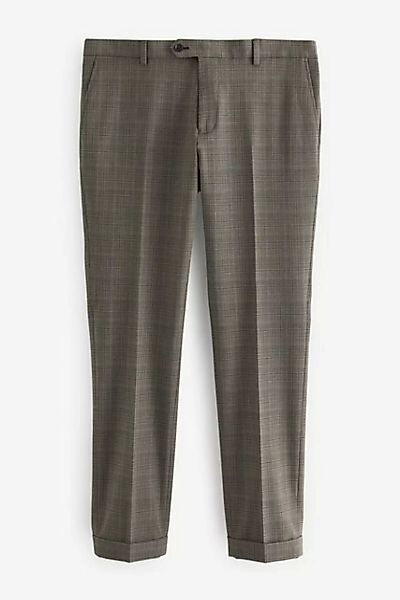 Next Anzughose Anzug mit Karomuster: Skinny-Fit-Hose (1-tlg) günstig online kaufen
