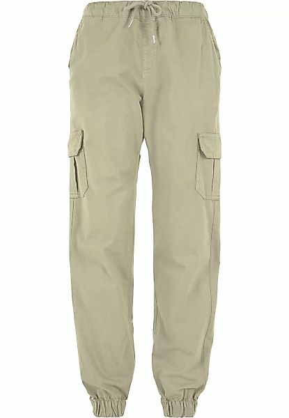 URBAN CLASSICS Cargohose "Urban Classics Damen Ladies High Waist Cargo Jogg günstig online kaufen