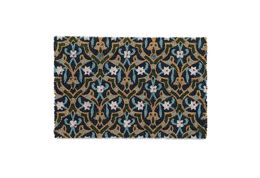 relaxdays Fußmatte Kokos Fußmatte mit orientalischem Muster, Höhe: 15 mm günstig online kaufen