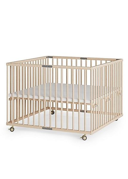 Sämann Babybett Laufgitter 100x100 cm faltbar natur Premium Kollektion Lauf günstig online kaufen