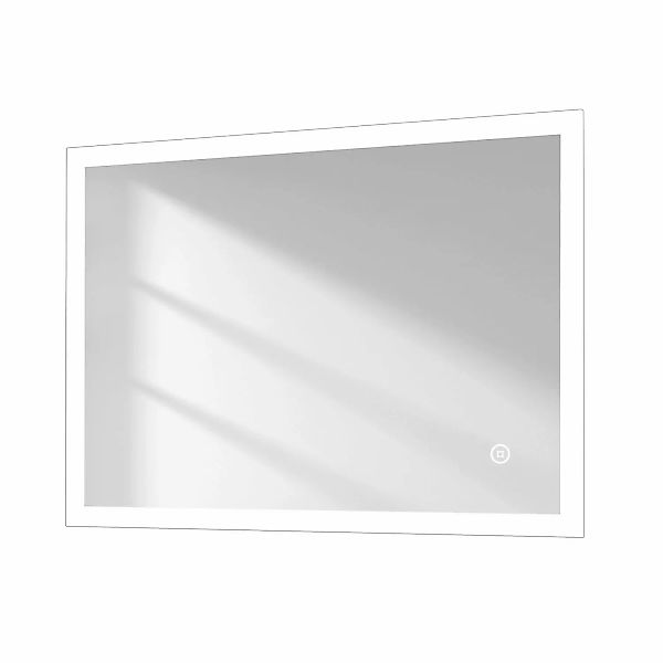 Emke LED Badspiegel 80 x 60cm Wandspiegel Badezimmerspiegel mit Beschlagfre günstig online kaufen