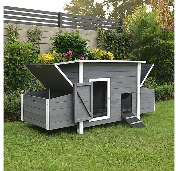 Melko Hühnerstall Hühnerhaus Geflügelstall Hühnervoliere 2 Eiablagen Kleint günstig online kaufen