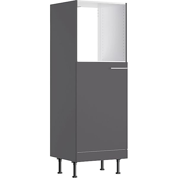 Optifit Küchen-Midi-Schrank f. Backofen und Kühls. Ingvar420 60cm Anthrazit günstig online kaufen