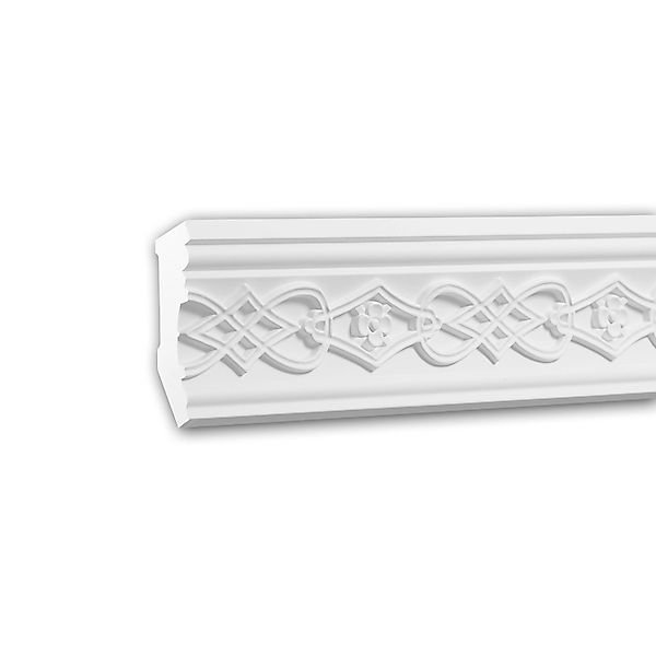 PROFHOME 150282 Eckleiste aus Polyurethan Deckenleiste Stuckleiste 2 m 200 günstig online kaufen
