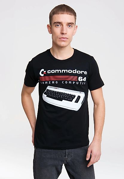 LOGOSHIRT T-Shirt "Commodore 64", mit lizenziertem Originaldesign günstig online kaufen