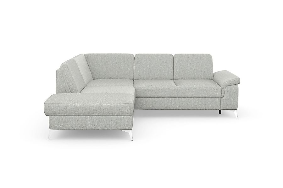 sit&more Ecksofa »Padua L-Form« inklusive Sitztiefenverstellung, Armteilfun günstig online kaufen