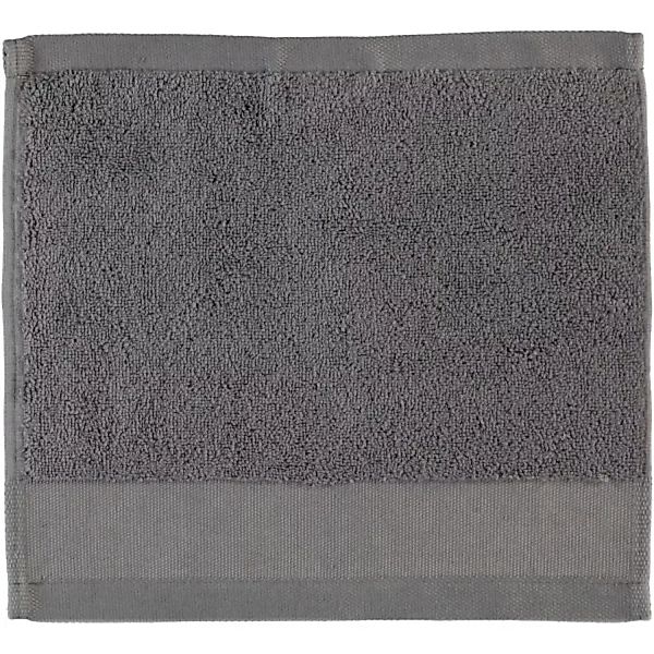 Rhomtuft - Handtücher Comtesse - Farbe: zinn - 02 - Seiflappen 30x30 cm günstig online kaufen