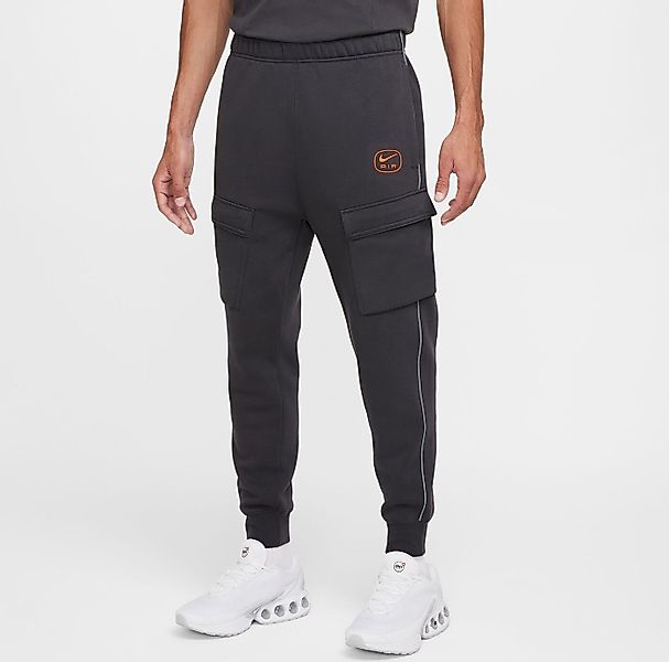 Nike Trainingshose M NSW SW AIR CARGO PANT FLC BB BLACK/HOT PUNCH-WHITE günstig online kaufen