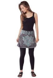 PUREWONDER Wickelrock Winterrock sk226 aus Samt günstig online kaufen