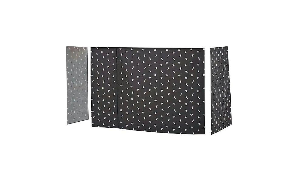 Hoppekids Vorhang Mittelhochbett 90x200  Pets ¦ grau ¦ Maße (cm): B: 380 H: günstig online kaufen