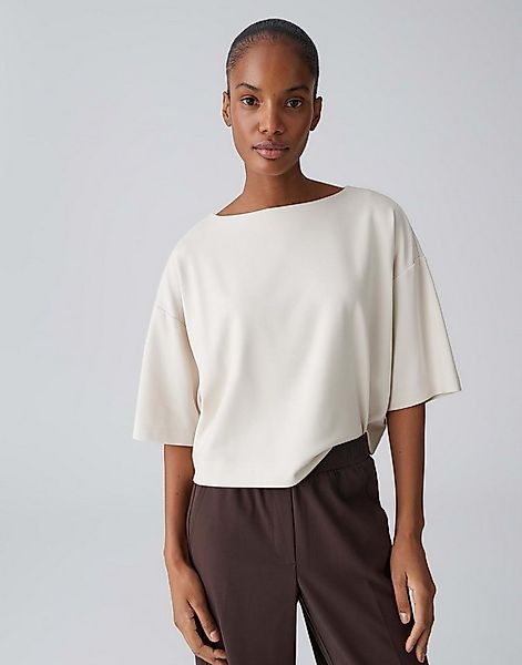 OPUS Kurzarmshirt Boxy Jerseyshirt aus Viskose Mix Weite Passform, Pull-on, günstig online kaufen