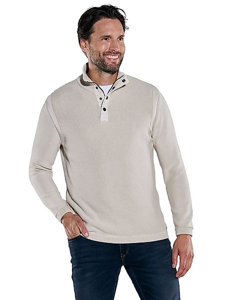 Engbers Stehkragenpullover engbers Herren Strickpullover mit Troyerkragen, günstig online kaufen