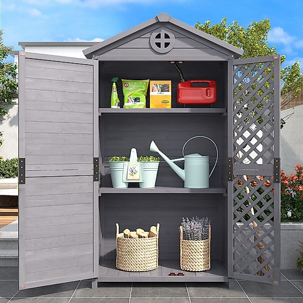 MODFU Geräteschrank Outdoor-Schrank Werkzeugschrank (Wetterfester Outdoor günstig online kaufen