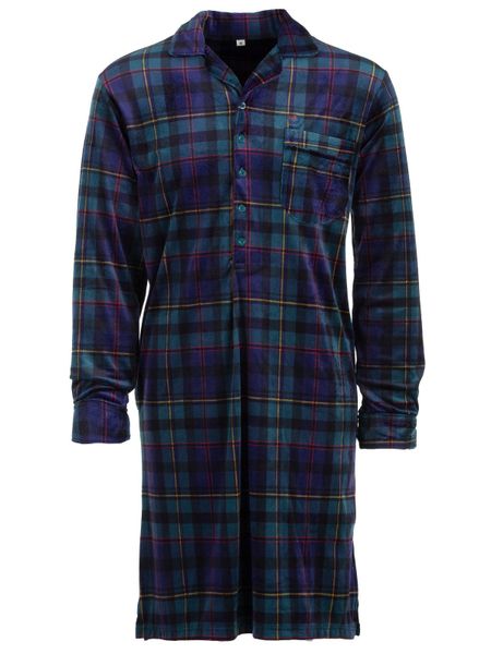 Henry Terre Nachthemd Velour Nachthemd langarm günstig online kaufen