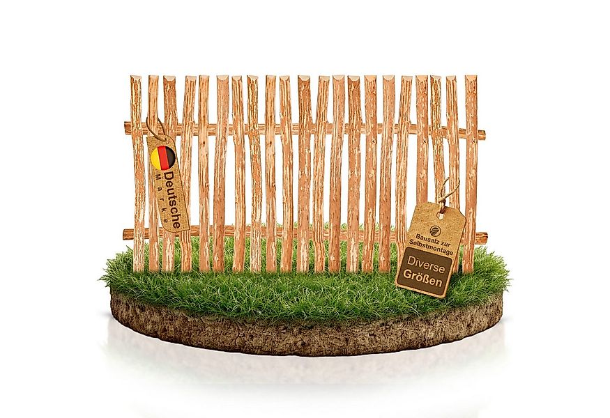 BooGardi Staketenzaun Gartenzaun Bausatz, (Höhe 50cm x Breite 90cm Lattenab günstig online kaufen