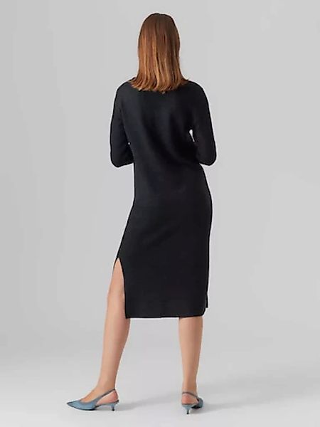 Vero Moda Strickkleid "VMLEFILE LS BOATNECK CALF DRESS NOOS" günstig online kaufen