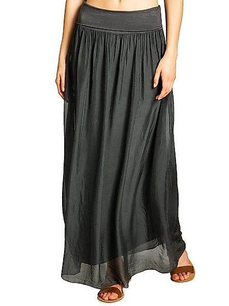 Caspar Faltenrock RO025 eleganter leichter Damen Sommer Rock mit Seidenante günstig online kaufen