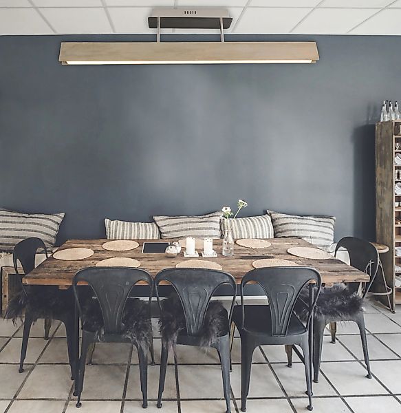 näve LED Deckenleuchte »Straight« LED-Modul 1 Stk. Warmweiß dimmbar mit Wan günstig online kaufen