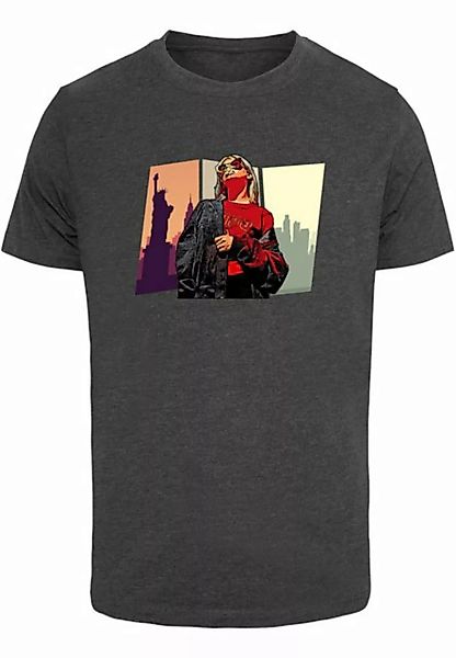 Merchcode T-Shirt Merchcode Herren Grand Red Girl T-Shirt Round Neck (1-tlg günstig online kaufen