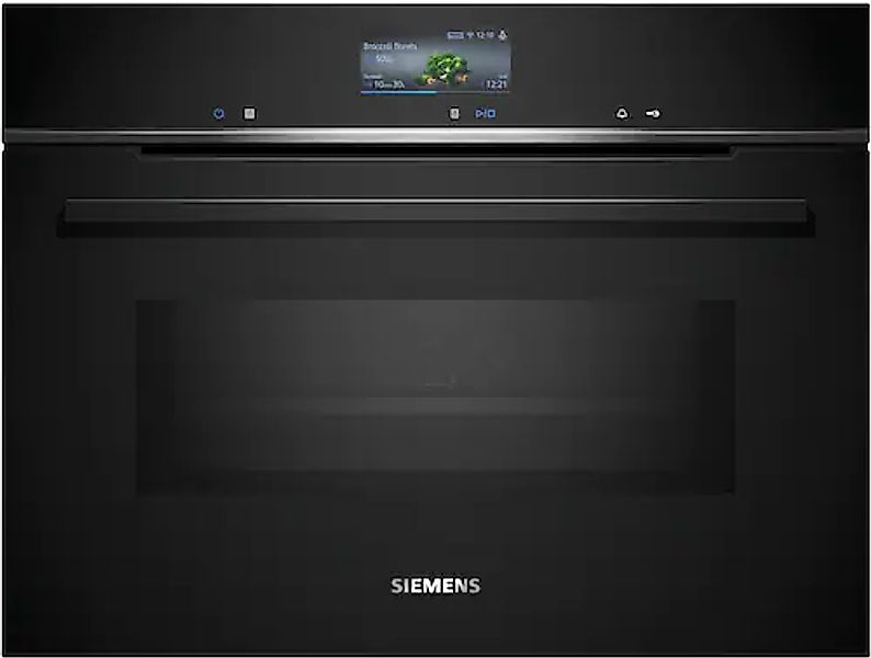 SIEMENS Backofen mit Mikrowelle iQ700 »CM776GKB1«, mit 1-fach-Teleskopauszu günstig online kaufen