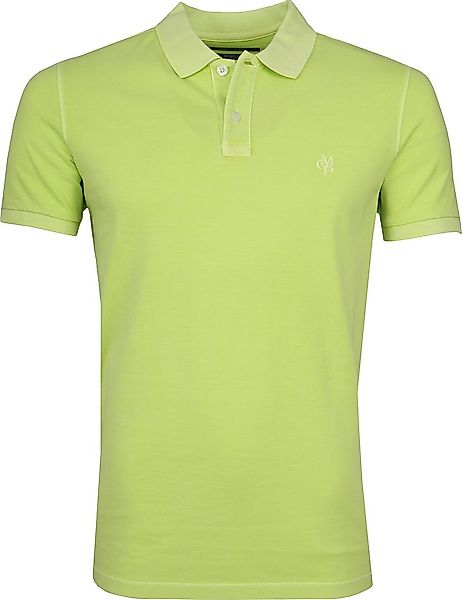 Marc O'Polo Poloshirt Garment Dyed Sharp Grün - Größe L günstig online kaufen
