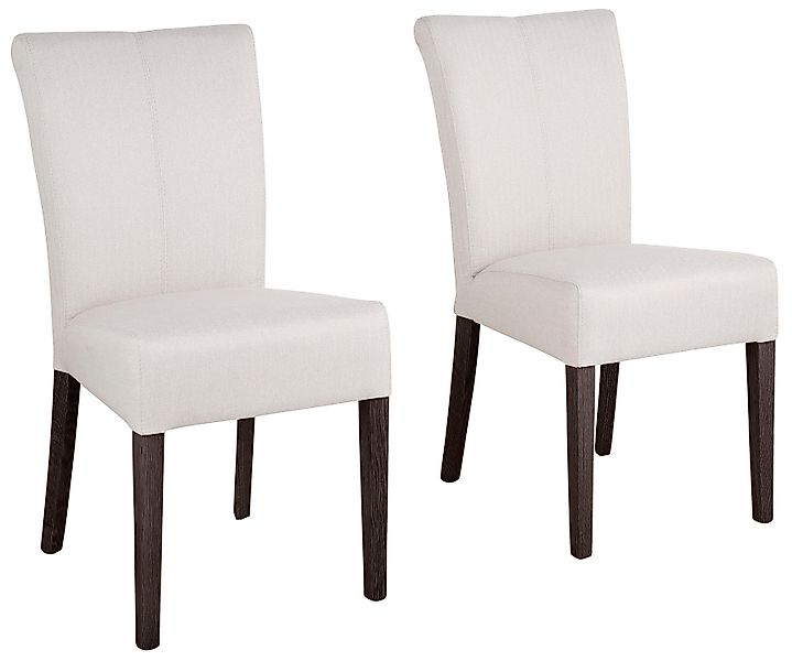 Home affaire Esszimmerstuhl »Queen« (Set) 2 Stk. Feinstruktur Beine aus mas günstig online kaufen