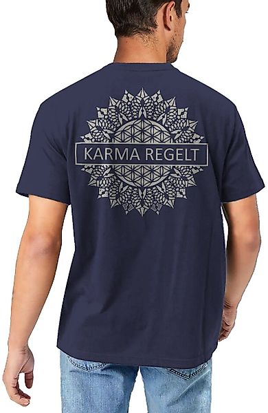 MAKAYA T-Shirt mit Rücken Druck Herren günstig online kaufen