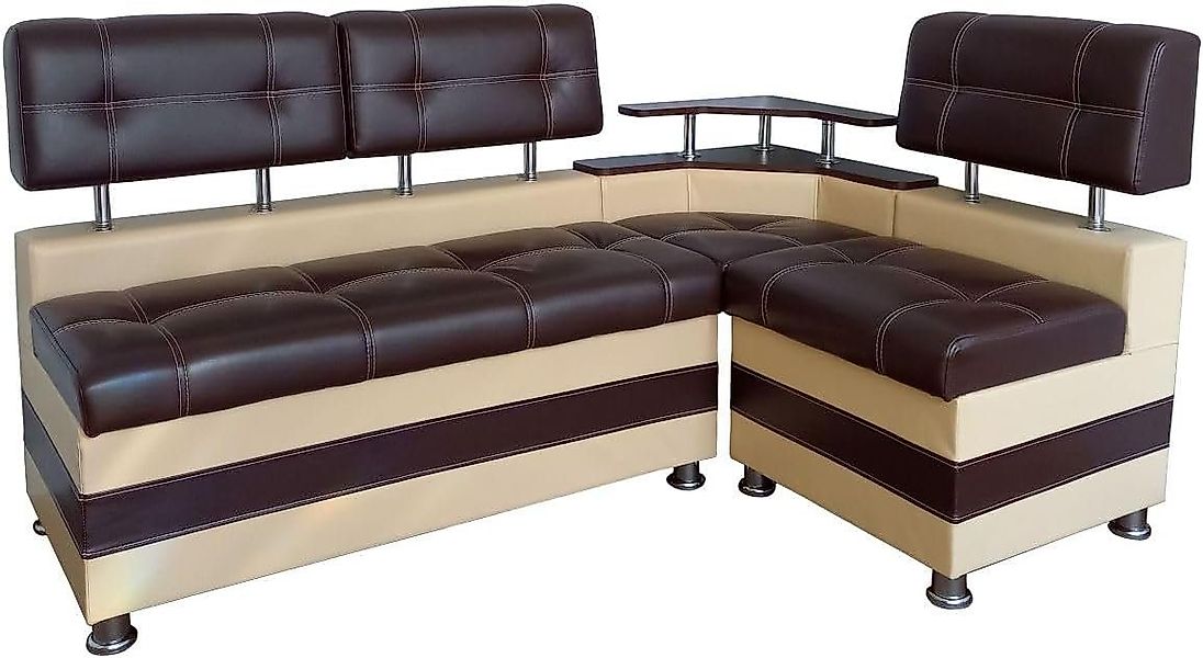 Rodnik Eckbank Latte mit Truhen, mit Stauraum und Ablage, Schenkel wechselb günstig online kaufen