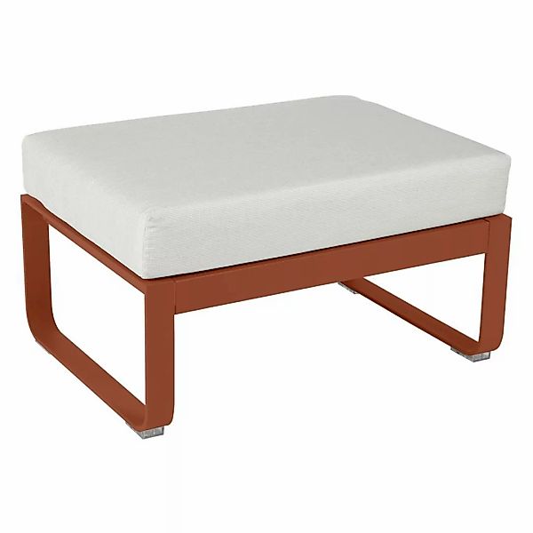 Bellevie 1-Sitzer Hocker 20 Ockerrot 81 Grauweiß günstig online kaufen