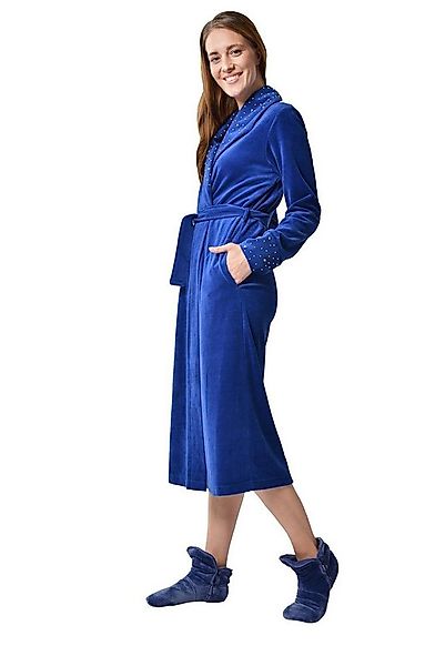 RAIKOU Damenbademantel Morgenmantel, Saunamantel, Loungemantel 80% Baumwoll günstig online kaufen