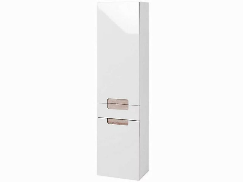 Seitenschrank 40 Siena von Held Möbel Weiss Hgl / Eiche Sonoma günstig online kaufen