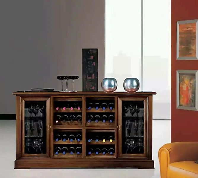 JVmoebel Barschrank Braun Hausbar Barschrank Weinregal Luxus Vitrine (1-St. günstig online kaufen