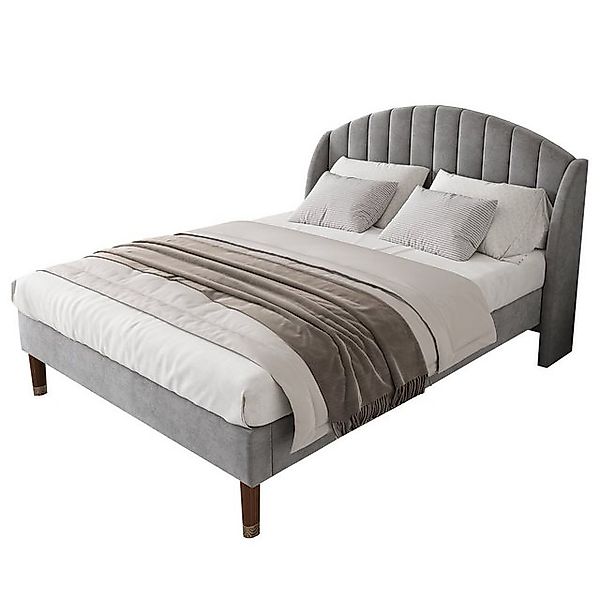 HAUSS SPOLE Polsterbett 160x200cm mit Lattenrost und Kopfteil, Jugendbett, günstig online kaufen