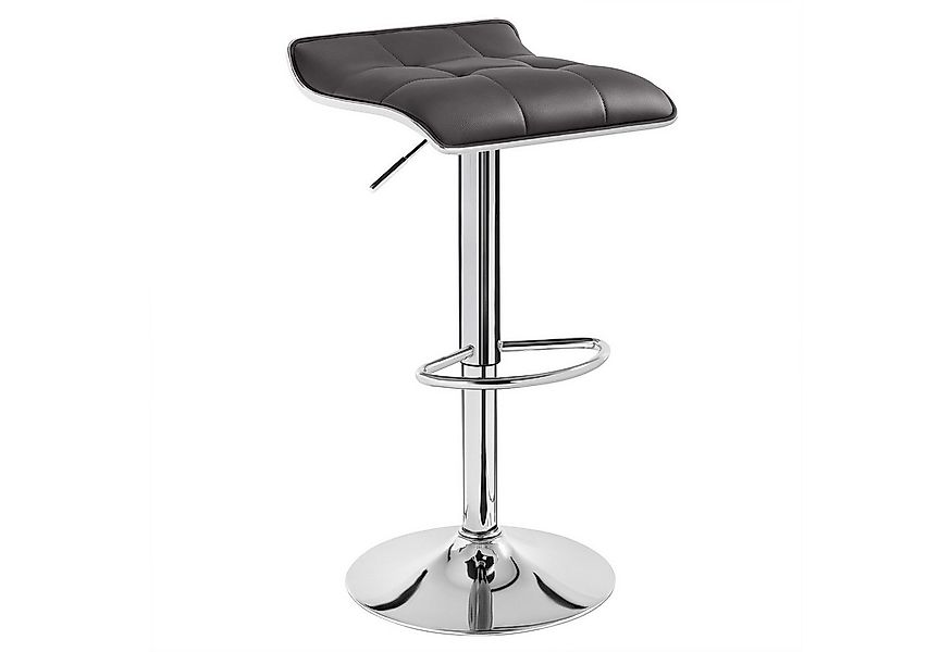 Woltu Barhocker (1 St), Barstuhl aus hochwertigem Kunstleder, verchromter S günstig online kaufen