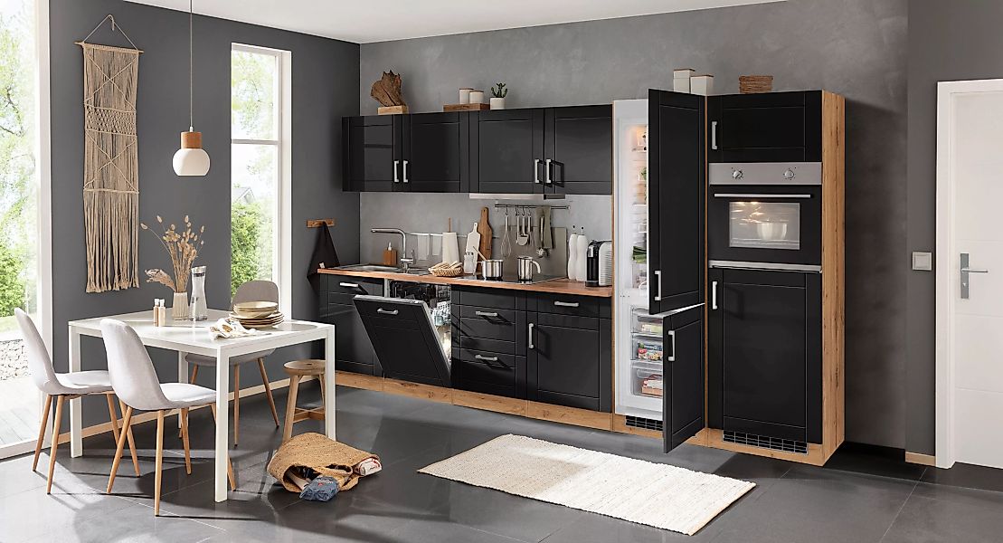HELD MÖBEL Küchenzeile "Tinnum", mit E-Geräten, Breite 360 cm günstig online kaufen