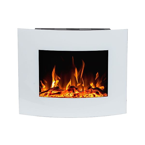 Noble Flame Madison Weiß [gewölbter Elektro Wandkamin] günstig online kaufen