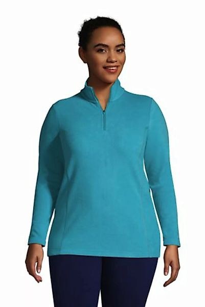 Fleece-Pullover mit Reißverschluss in großen Größen, Damen, Größe: 56-58 Pl günstig online kaufen
