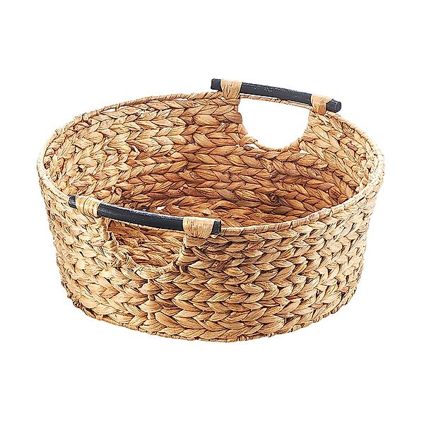 Kobolo Aufbewahrungskorb Regalkorb Korb aus Wasserhyazinthe günstig online kaufen